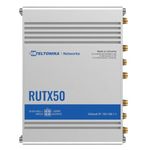 Teltonika RUTX50 5G Dual SIM Industrial Router - WiFi 5 4G LTE/5G Cat 20 Router with 2 x Embedded SIM Slots & 7 x External Antennas - Upgrade with an additional Data Sim