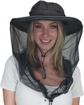 AGGAFA Mosquito Head Net Hat, Providing a Physical Barrier to Help Keep Mosquitoes and Bugs Away from Your Face When Gardening, Farming, Fishing and Camping (Grey Color)