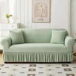 LIODUX Sofa Cover with Skirt, Stret