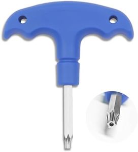 Jaydear Golf Torque Wrench Grip Removal Tool, Golf Wrench Driver Spike Tool, Stainless Steel Golf Head Adjustment Tool, Golf Grip Removal Tool for Golf Club Driver Shaft Adapter, T20, Blue