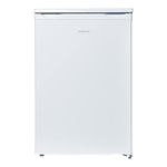 Statesman Freestanding R155W Under Counter Fridge with 4* Ice Box, 55cm, Fridge 97 Litres, Freezer 16 Litres, 1 Adjustable Glass Shelf, Reversible Doors, Internal Light, Large Salad Drawer, White