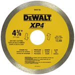 Dewalt DW4738 4 3/8-Inch by .060-Inch Wet/Dry XP4 Porclean and Tile Blade