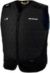 SHIMA HYDROCOOL Cooling Vest - Lightweight Textile Unisex Motorcycle Vest with HyperKewl Plus Technology, Ventilated, Active Cooling Under Jacket (XXL, Black)