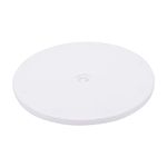 sourcing map 8inch Rotating Swivel Stand with Steel Ball Bearings Lazy Susan Base Turntable for Kitchen Corner Cabinets, White