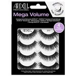 Ardell False Eyelashes 4 Pack Mega Volume 251, 1 pack (4 pairs per pack)