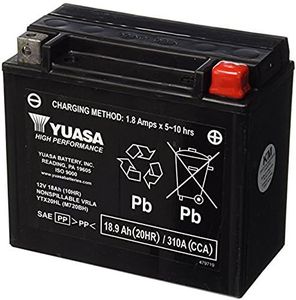 Yuasa YUAM720BH YTX20HL Factory Activated H Series AGM Battery