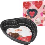 JOEY'Z Non-Stick Heart Shaped Cake Pan Baking Pan - Large 10 Inch - Valentines Day Gifts - Heart Shaped Cake Pans/Heart Cake Pan