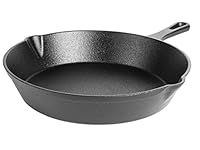 nuovva Pre Seasoned Cast Iron Skillet – Oven Safe Griddle Pan – Cast Iron Frying Pan – Cookware for Indoor & Outdoor Use – (8 inches – 20cm)