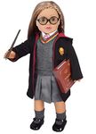 18 Inch Magic School Uniform Inspired Halloween Costume Doll Clothes Clothing Outfits Accessories Set 10 Pcs for 18 inch Girl Dolls