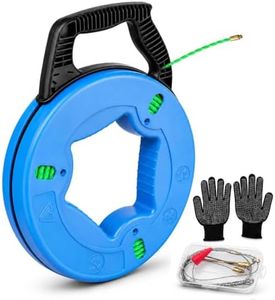Yamgut 196FT Fish Tape Wire Puller, 4.5mm Non-Conductive PET Rod Kit