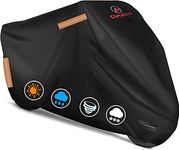 Comnova Motorcycle Cover 104 Inch, 600D Universal Motorcycles Cover Waterproof with Lock-Holes All Season, Large Motorbike Vehicle Scooter Cover for Harley Davidson, Honda, Suzuki, Kawasaki, Yamaha