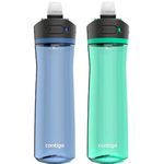 Contigo 2144982 Water Bottle, 24oz, Blue Corn & Coriander