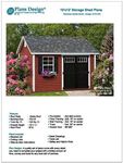 Deluxe Shed Plans 10' x 12' Reverse