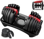 52.5 Lb Adjustable Dumbbell: Adjust