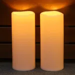 NURADA Large Outdoor Solar Candles 