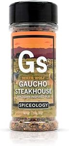 Spiceology & Derek Wolf - Gaucho Steakhouse - Brazilian-Inspired Steak Rub - Barbeque Seasoning Blends - Use On: Steak, Chicken, Wings, Salmon, Venison, Potatoes, Pork, and Vegetables - 3.3 oz