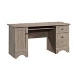 Sauder Miscellaneous Office Computer Desk with Drawers, Laurel Oak