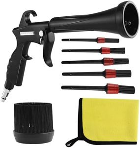 HANDY Tornado Air Cleaning Gun with Rubber Guard and Brass Adjustable Air Flow Nozzle Air Gun for Compressor Pneumatic Tool for Dust Cleaning Car Detailing