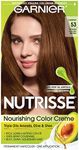 Garnier Nutrisse Nourishing Color Creme, 53 Medium Golden Brown (Chestnut) (Packaging May Vary)