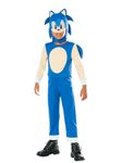 Rubie's 3016013-4000 Sonic Child Classic Costume Kids Fancy Dress, Boys, Girls, Blue, 3-4 Years