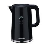 Morphy Richards Windsor Series 1.7 Litre Digital Electric Kettle| Digital Display with Touch Controls|Strix Controller: Accurate Temperature Control |Keep warm function|2-Yr Warranty by Brand| Black