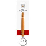 King Arthur Baking Company Baker’s Dough Whisk, Single-Loop, 18/8 Stainless Steel and Beechwood