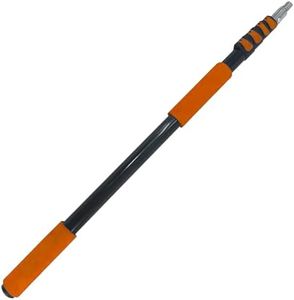 Telescopic Extension Pole, Reach to 26FT Extendable Pole Multi-Purpose 5-20FT Lightweight, Sturdy with Universal Twist-on Metal Tip Telescoping Pole for Dusting Painting Window Cleaning