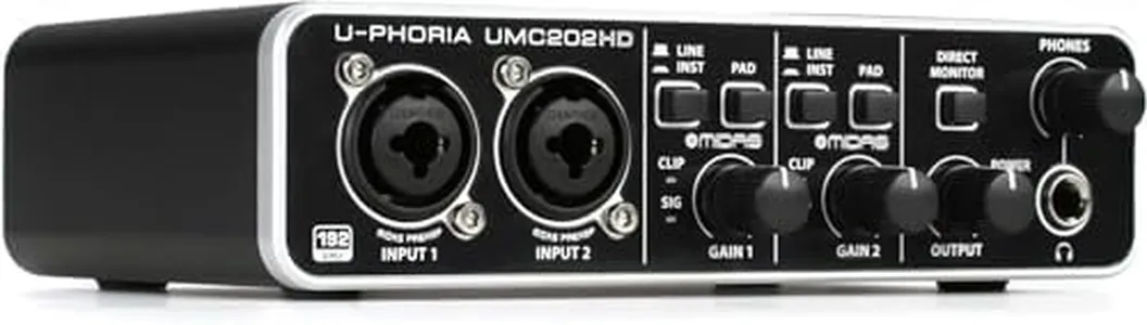 Behringer U-Phoria UMC202HD USB Audio Interface