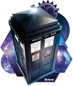 STAR CUTOUTS Doctor Who Poster mural en carton Motif Tardis Time and Relative Dimension in Space Multicolore