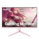 Pixio PX248 Wave Pink 24 inch 200Hz Refresh Rate FHD 1080p Resolution Fast IPS Panel 1ms GTG Response Time Adaptive Sync Pink Gaming Monitor with Adaptive Sync