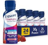 Ensure COMPLETE Nutrition Shake, 30g of High-Quality Protein, Meal Replacement Shake, with Nutrients for Immune Health, Strawberry, 10 fl oz, 24 Count