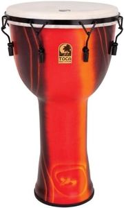 Toca SFDMX-14FB Freestyle Mechanically Tuned 14-Inch Djembe with Bag - Bali Red Finish