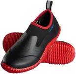 UVSAI Men’s Waterproof Garden Shoes Rain Boots Slip-On Footwear for Gardening Farming Camping Lawn Care Yard Work
