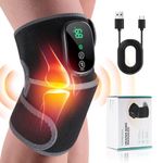 Heated Knee Massager, 3 in 1 Knee Massager with Heat and Vibration, Heating Pad for Knee, Knee Heating Pad, Heated Knee Brace（1 pcs）