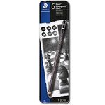 Staedtler Mars Lumograph Artists Pencils-Pack Of 6|Black