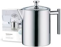 Alfi Teapot, Polished Stainless Ste