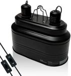 GVWRATW Reptile lamp, Maximum 160W Each Reptile hot lamp Comes with a Separate Switch, Suitable for Lizards, Turtles, Snakes, and Amphibians.