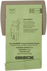 Oreck Genuine Buster B Canister Vacuum Paper Bags, 8-Pack, AK1BB8A, Green