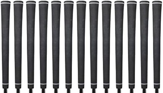 13 Piece Senior Men's Jumbo Oversize Tour Pro Velvet Golf Grips +1/8" Thicker Than Standard Perfect for Large Hands or Arthritic Fingers