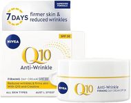 NIVEA Q10 Face Cream 50ml| Anti-Wrinkle & Firming Day Cream | SPF 30