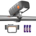 Grill Light Designed for Blackstone Griddle & Weber Grill, Automatic Switch BBQ Light Stocking Stuffers, Blackstone Griddle Accessories, LED Grill Lights for Outdoor Grill, Grey, Batteries Included