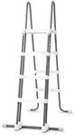 Intex 28076E Heavy Duty Deluxe Pool Ladder with Removable Steps for 48 Inch Depth Above Ground Pools