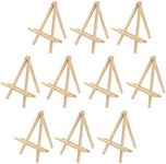 Tosnail 10 Pack 12" Art Easel Stand Tabletop Wooden Display Stand Photo Holder Display Stand for Artist, Students, Adults, Kids Painting