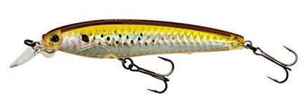 Yo-Zuri F1157 HPBK 3DS Minnow Suspending Lure, 4-Inch, Holographic Peanut Bunker