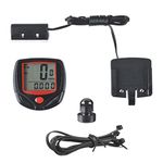 Bicycle Speedometer with Large Clear Screen, Wired, Waterproof, Versatile Design, Easy Operation for Measuring Speed, Distance, Riding Time