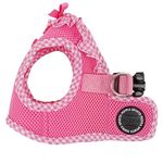 Puppia Dog Harness small dog and medium dog - Soft Vest for a special occasion - Also usable as Puppy Harness - Anti Pull Dog Lead, Pink, L