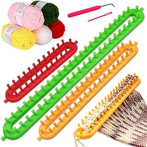 Coopay Knitting Loom Set for Kids Scarf Blanket Shawl