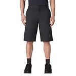 Dickies Men's Cooling Temp-iQ Active Waist Flat Front Shorts, Black, 34