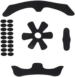 PAXLamb Foam Padding Kit 22PCS Head Protection Liner Inner Protective Pads Bicycle Replacement Pad Cushion Mat Set for Scooter Skateboard Bike Motorcycle Cycling Sport Helmets (Black 8mm)