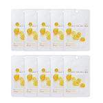 [Pack of 10] EUNYUL Daily Care Facial Sheet Mask Pack Vitamin x 10ea Korean Skincare Hydrating & Nourishing & Natural Ingredients for All Skin Types